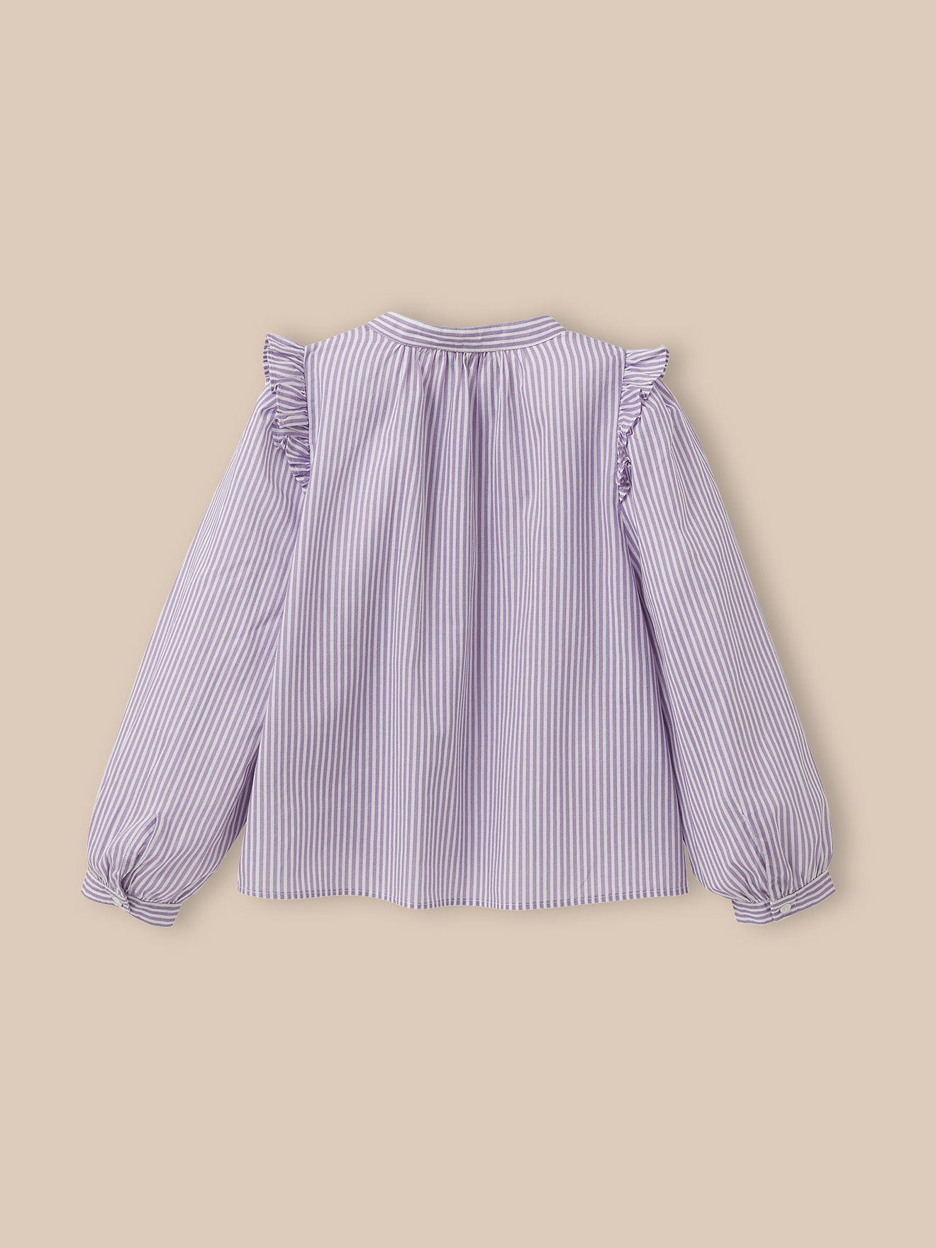 Mädchenbluse mit glänzenden Streifen