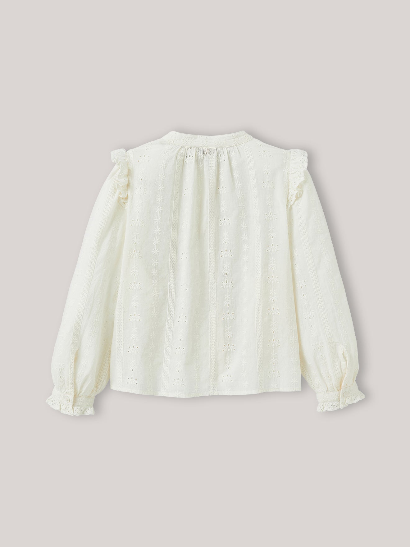 Mädchenbluse mit Stickerei
