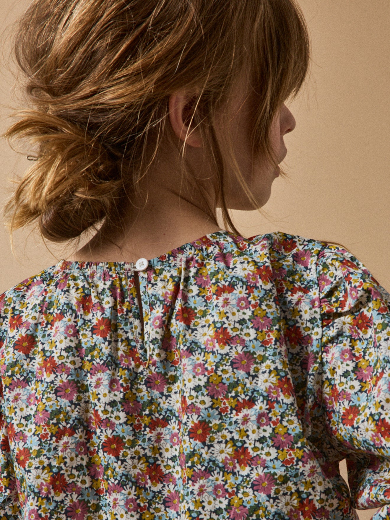Mädchenbluse aus Liberty®-Stoff « Libby »