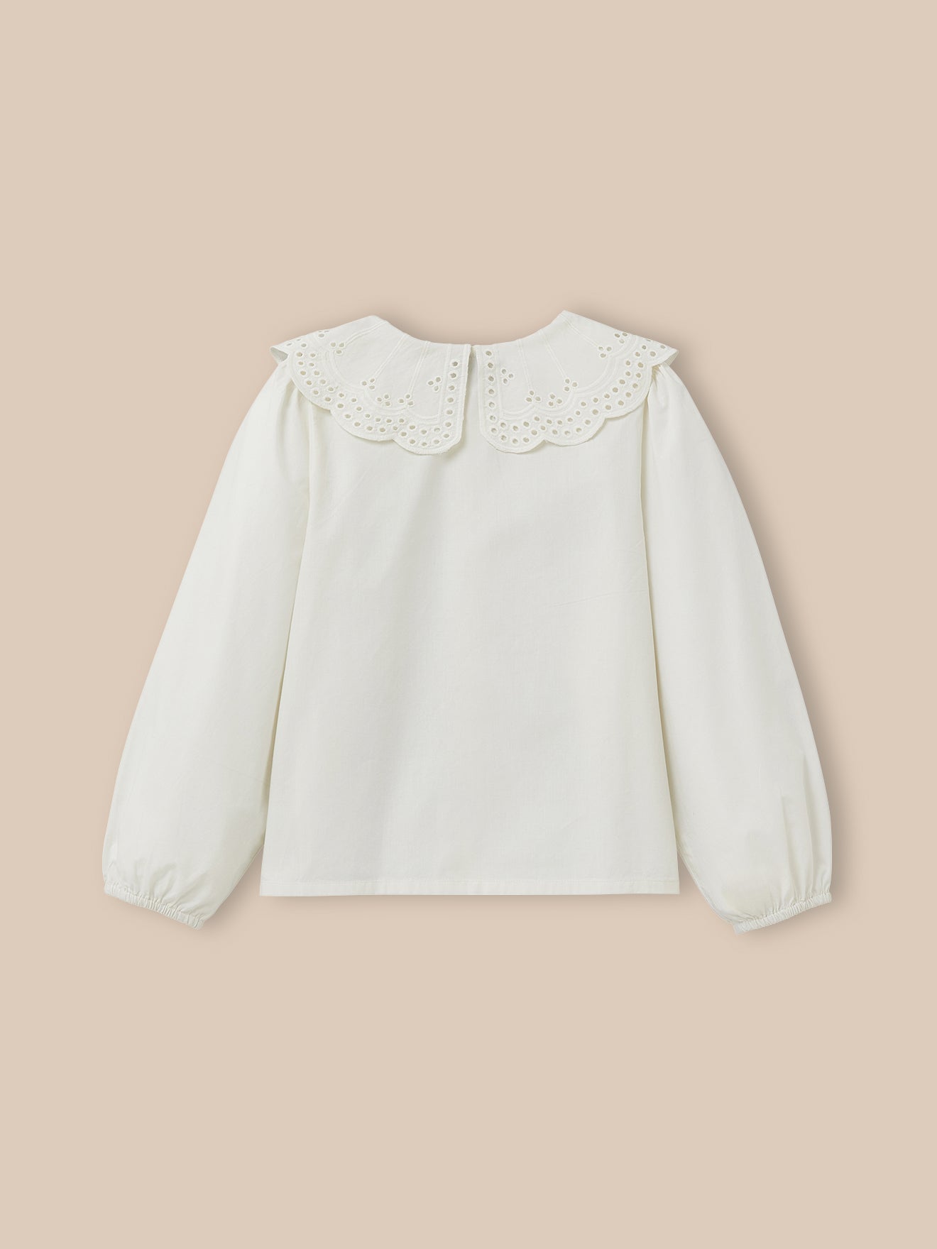 Mädchenbluse, mit Maxi-Kragen