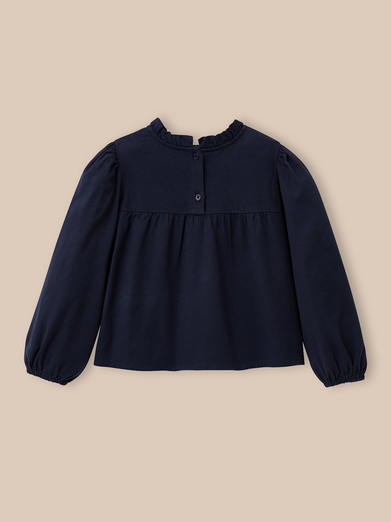 Mädchenbluse, mit Stickerei