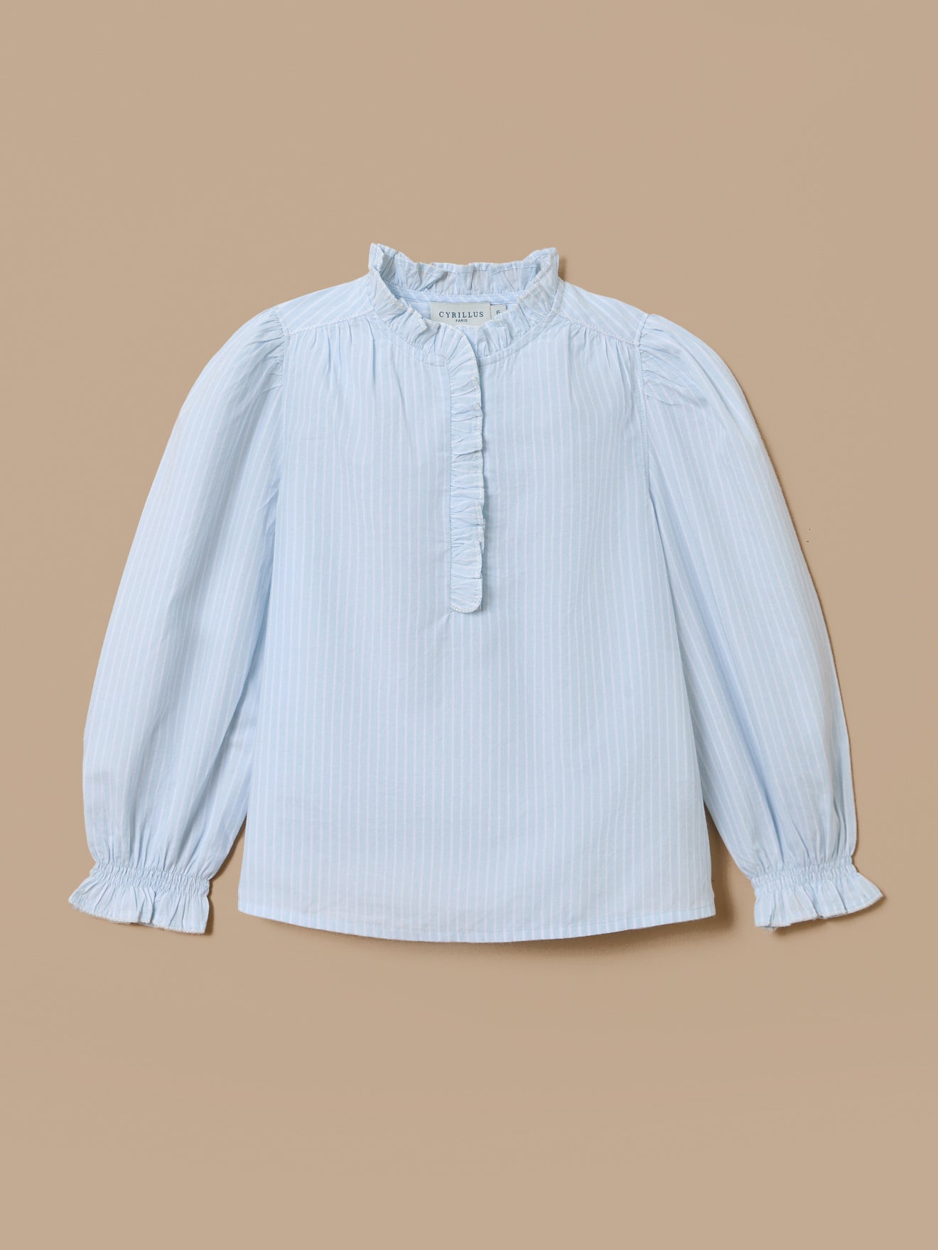 Mädchenbluse mit Volants