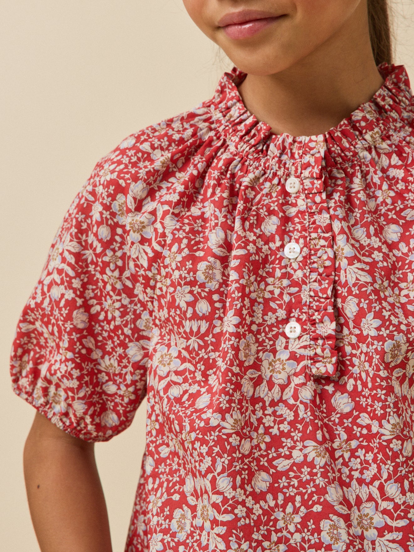 Mädchen-Bluse aus Liberty®-Stoff Lizzie