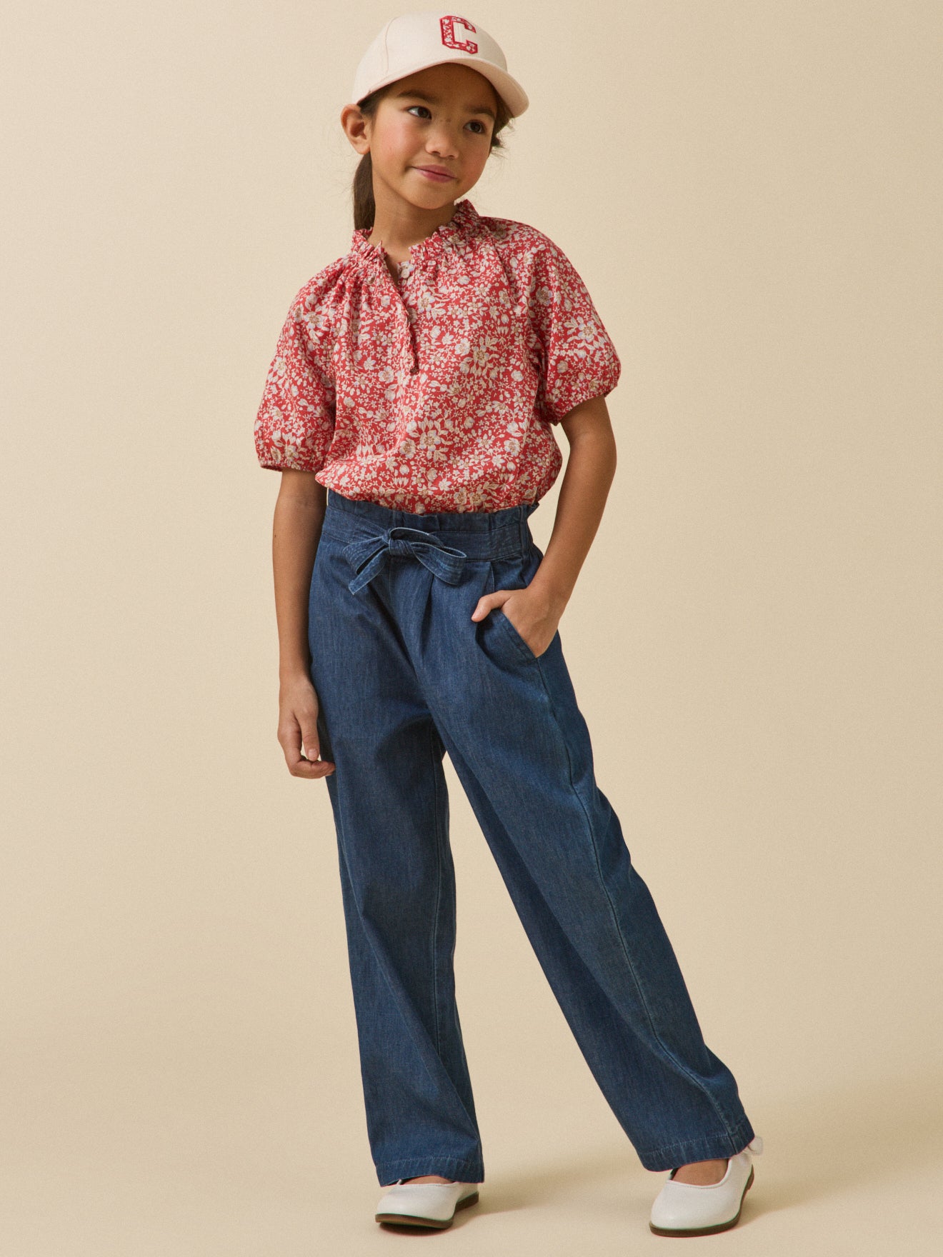 Mädchen-Bluse aus Liberty®-Stoff Lizzie