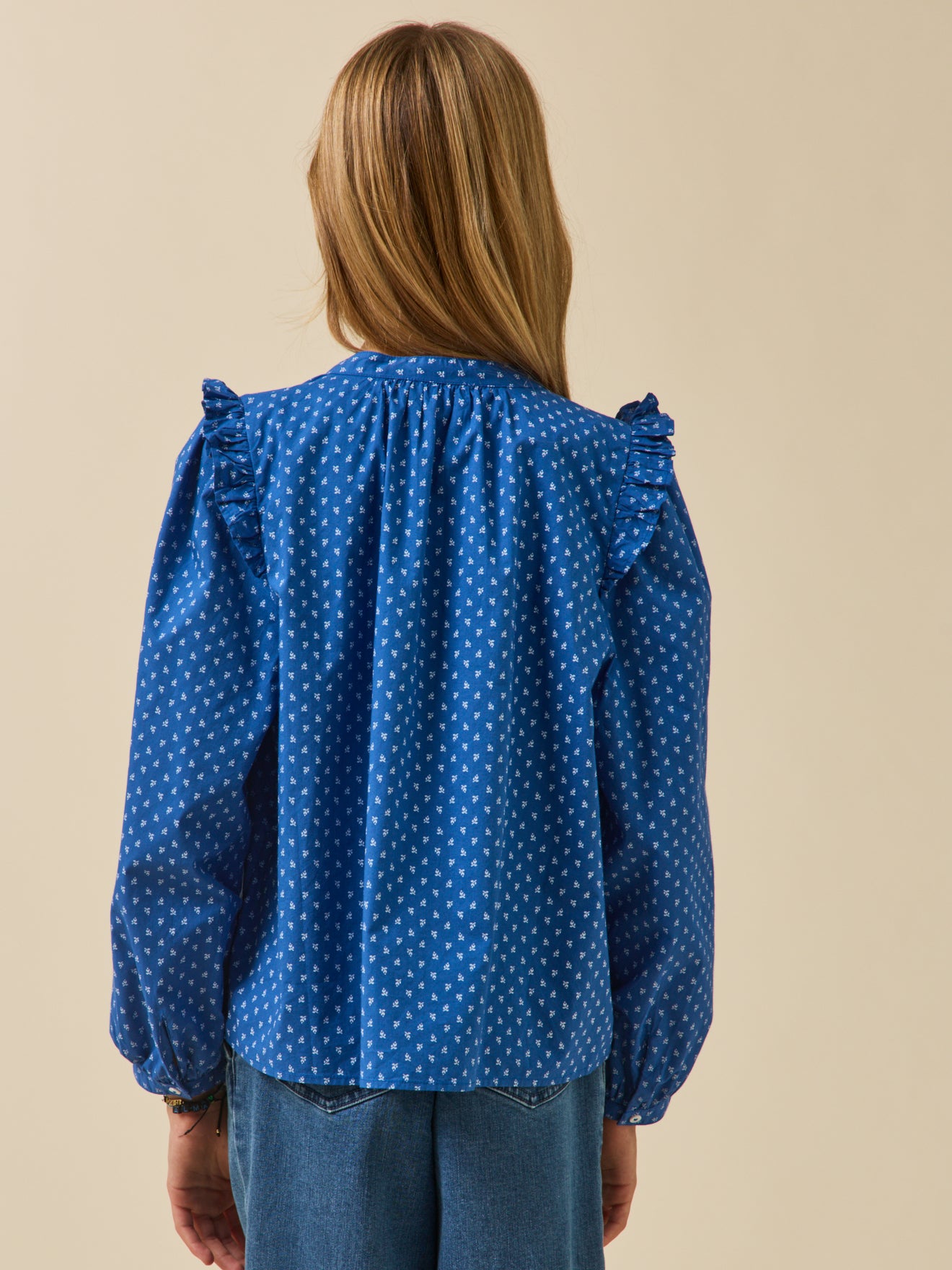 Mädchen-Bluse mit Print – Kollektion « Junior »
