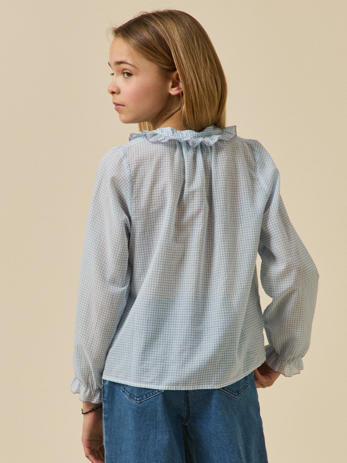 Bluse mit Karomuster