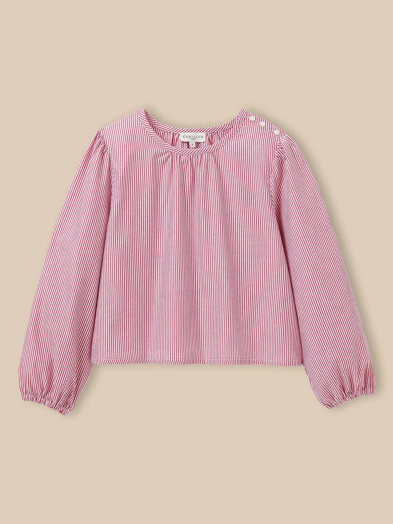 Mädchenbluse, gestreift