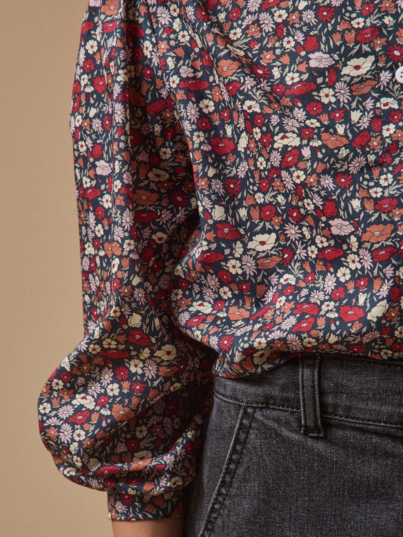 Mädchenbluse, Liberty®-Stoff