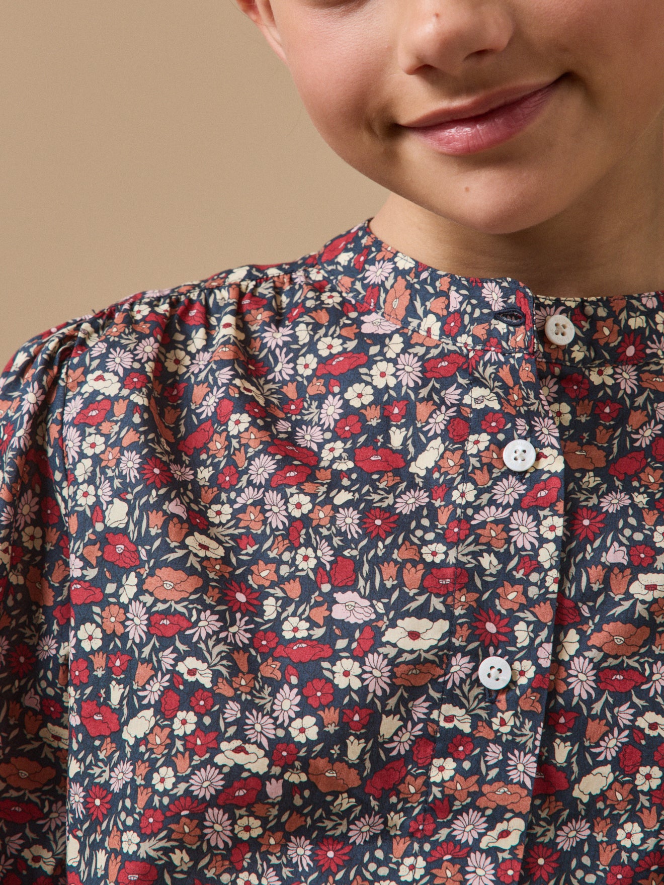 Mädchenbluse, Liberty®-Stoff