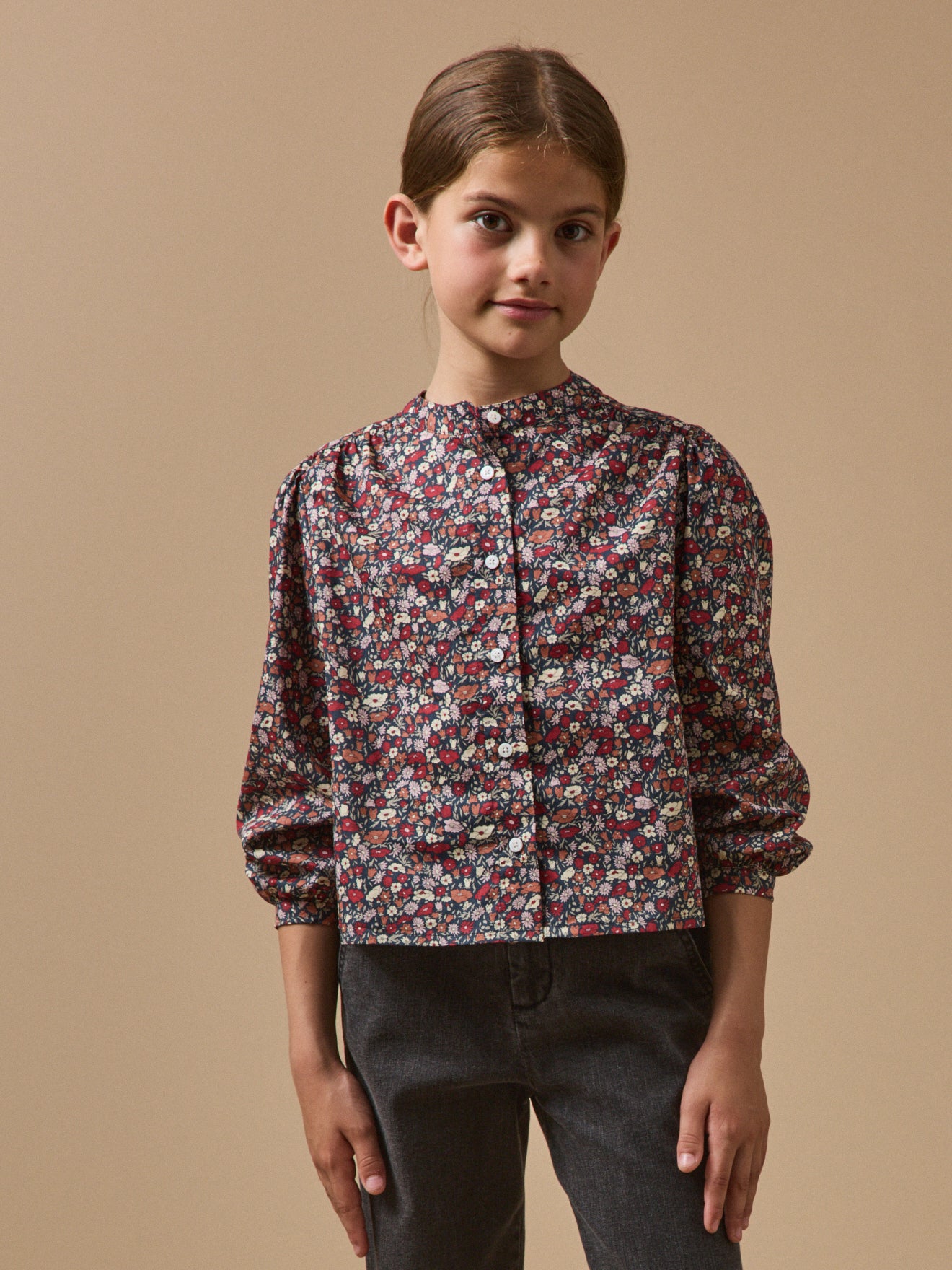 Mädchenbluse, Liberty®-Stoff