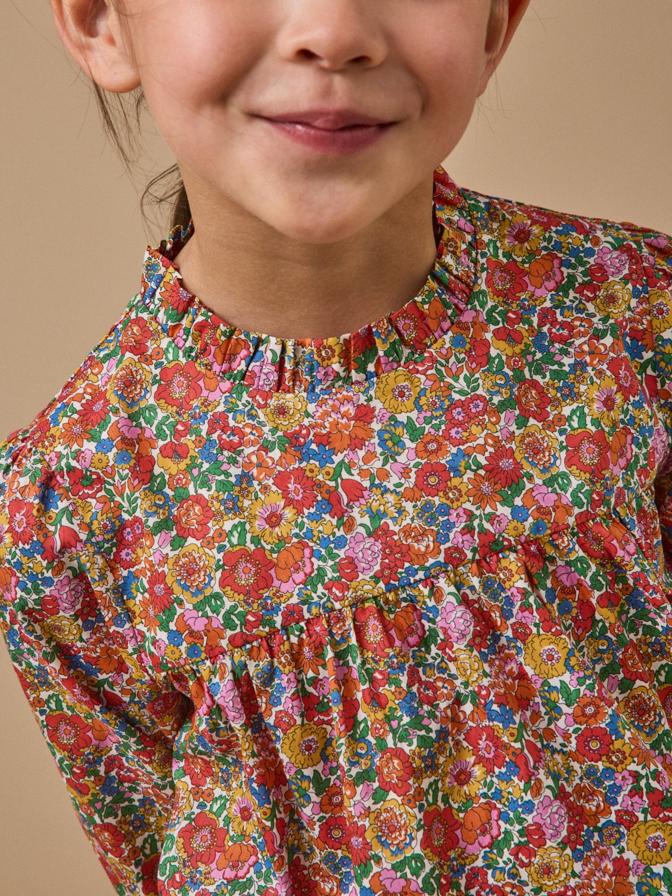 Mädchenbluse aus Liberty®-Stoff