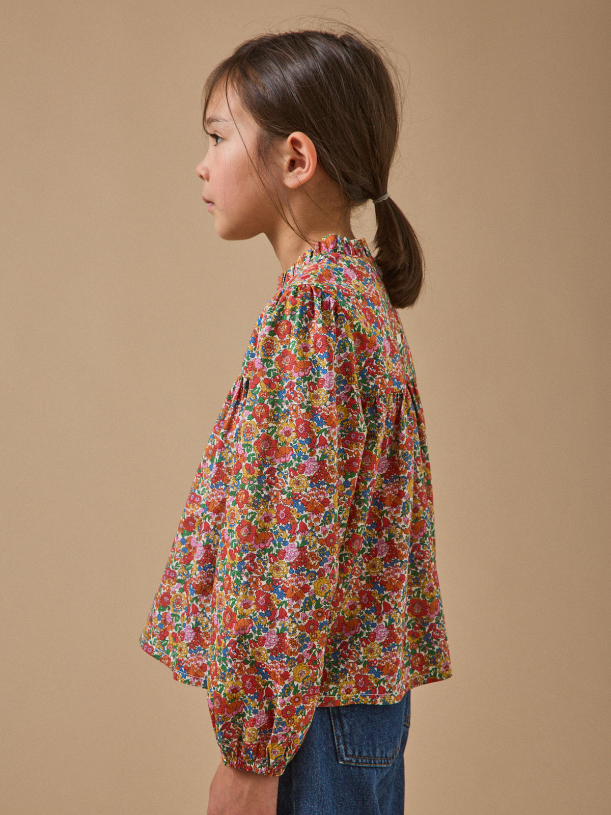 Mädchenbluse aus Liberty®-Stoff