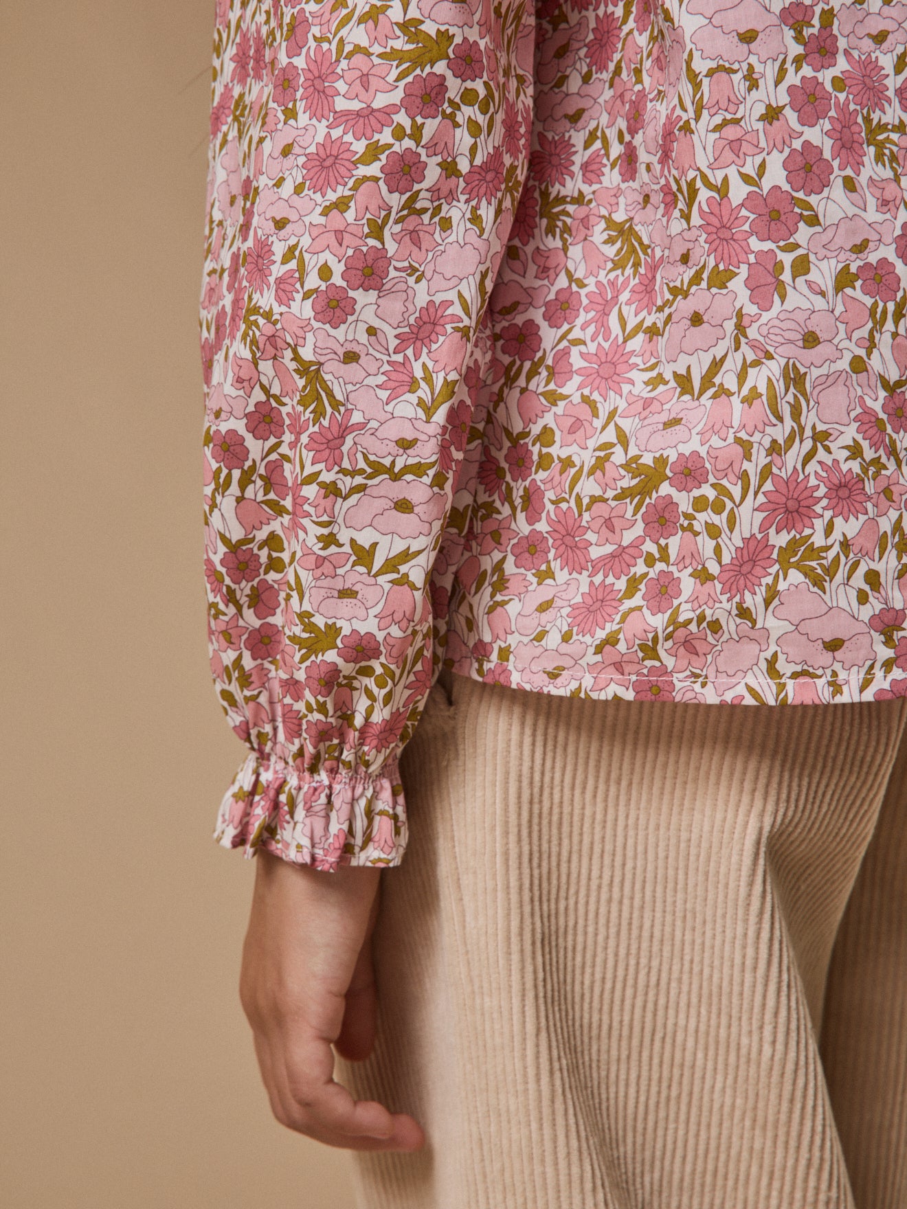 Mädchenbluse, Liberty®-Stoff