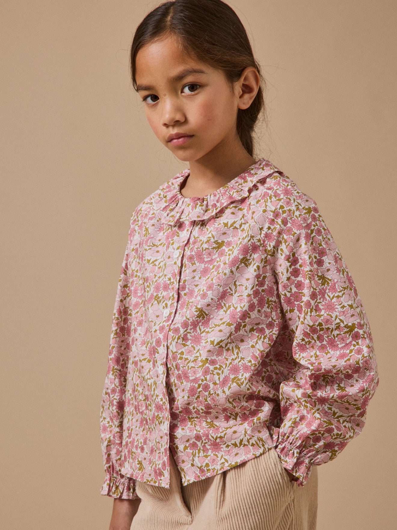 Mädchenbluse, Liberty®-Stoff