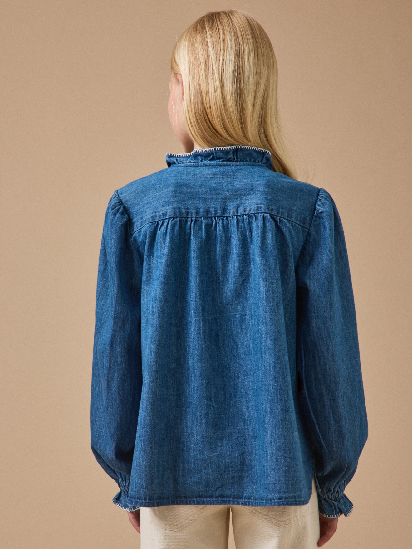 Mädchenhemd, Denim