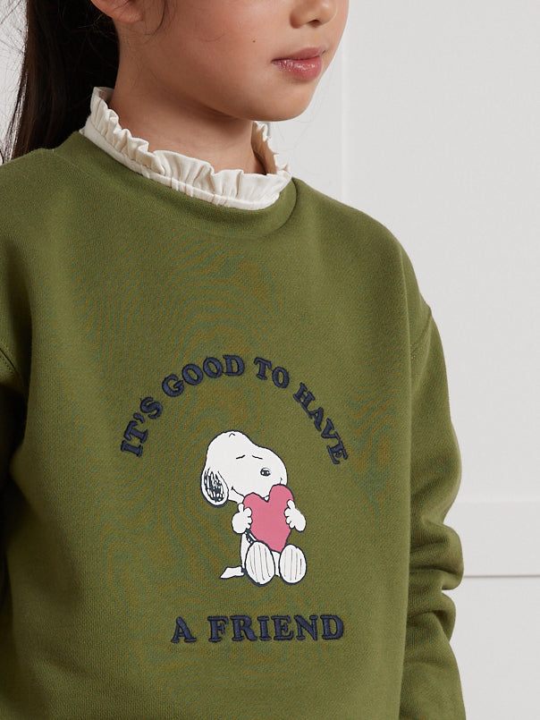 Kinder-Sweatshirt Cyrillus X PEANUTS™ – Snoopy Kollektion