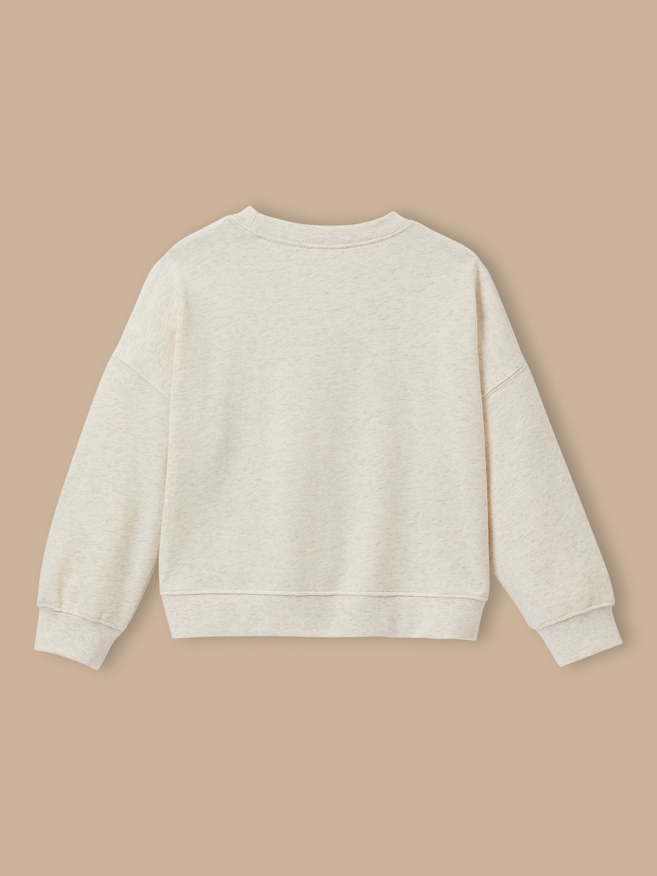 Mädchen-Sweatshirt mit Schriftzug – Bio-Baumwolle