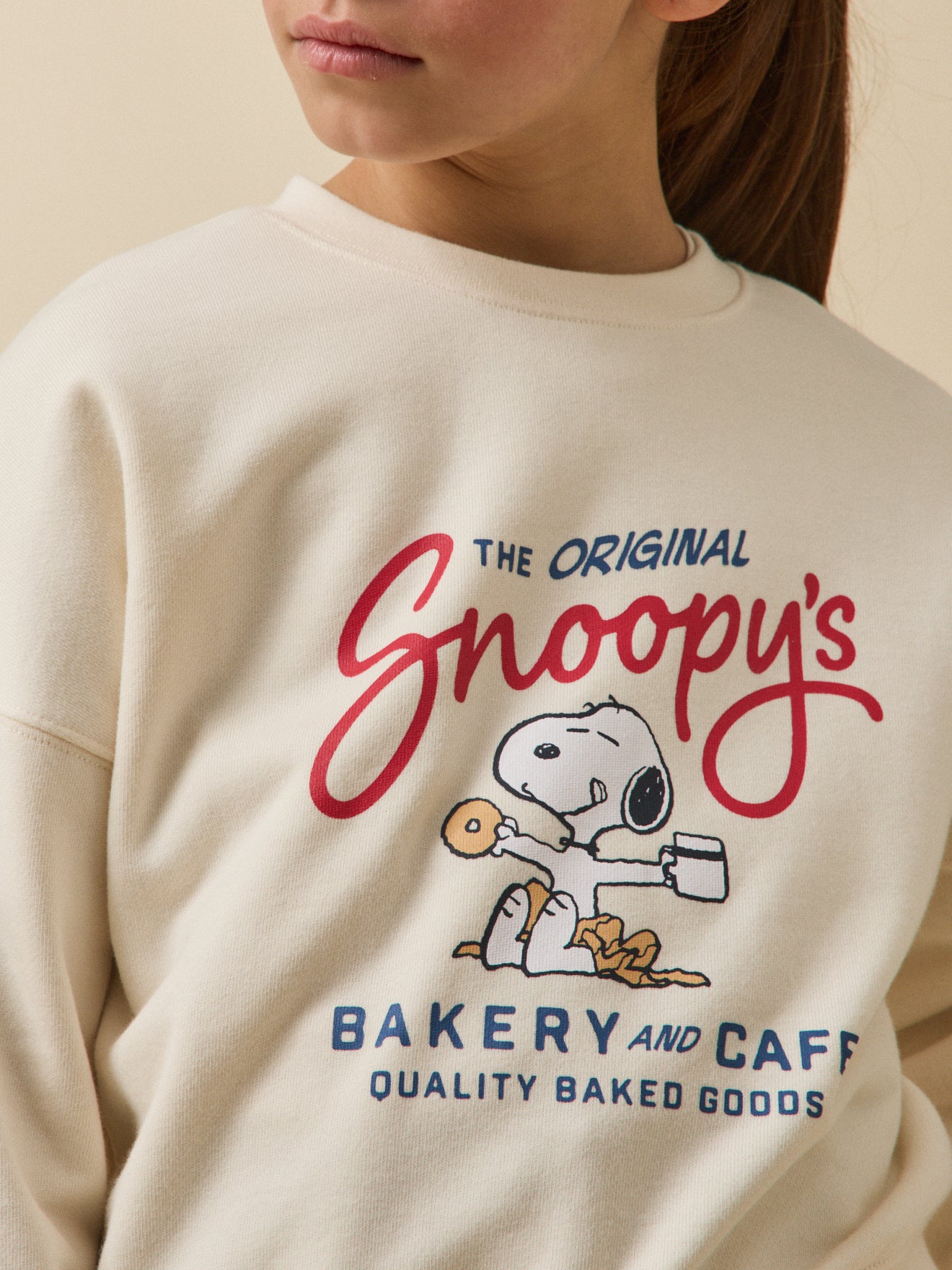 Kinder-Sweatshirt Cyrillus x PEANUTS(TM) – Snoopy Kollektion