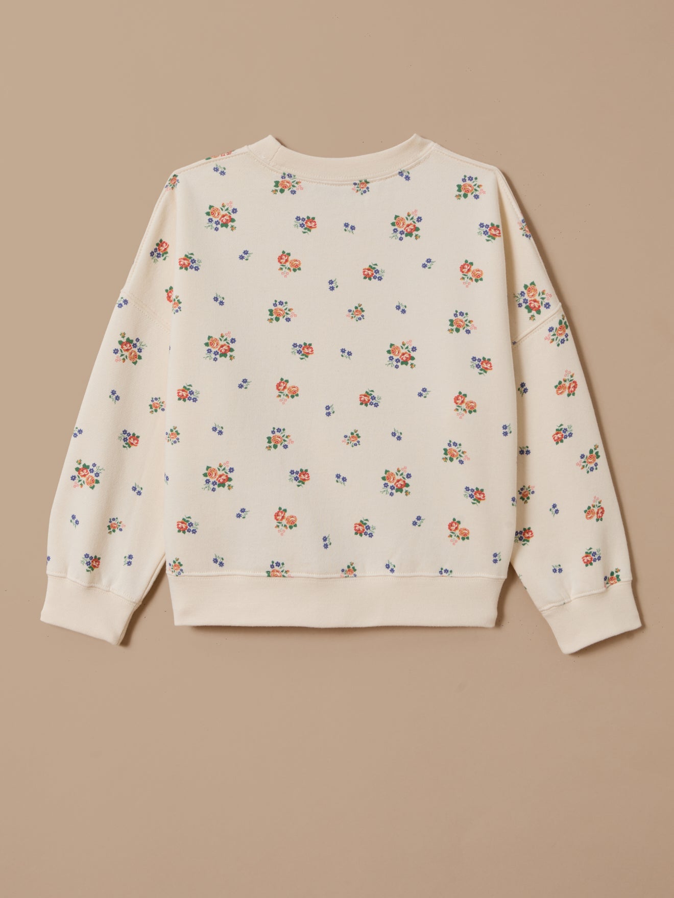 Mädchen-Sweatshirt mit Druckmuster