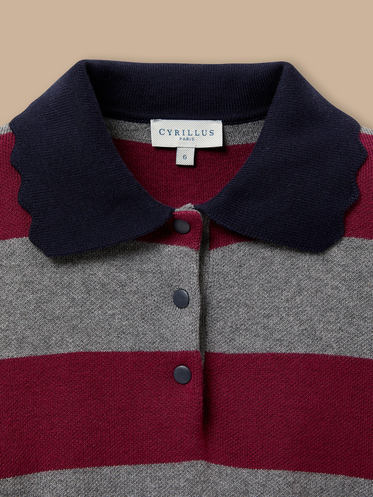 Mädchenpullover aus Milano mit Streifen
