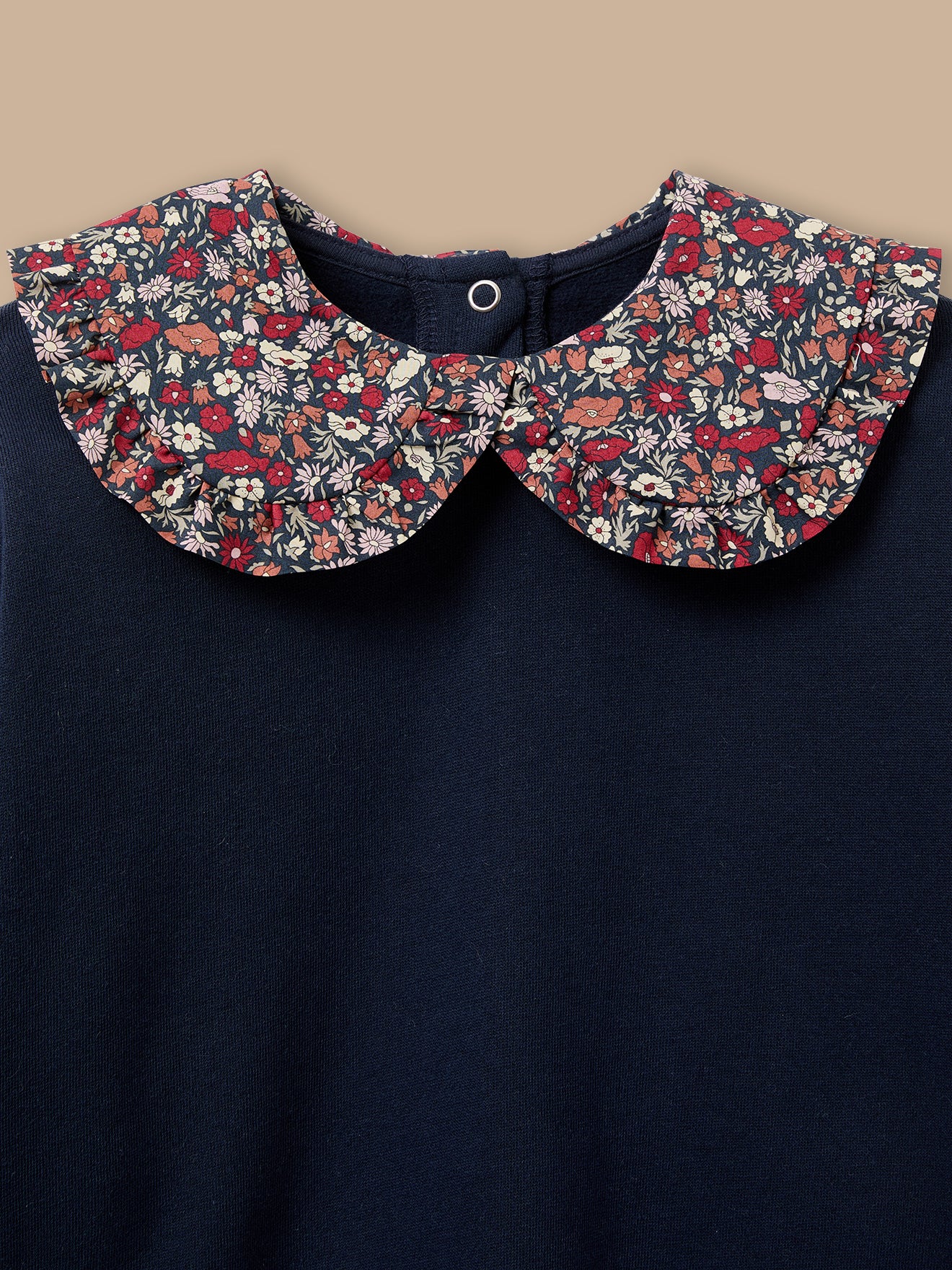 Mädchen-Sweatshirt mit Liberty®-Kragen