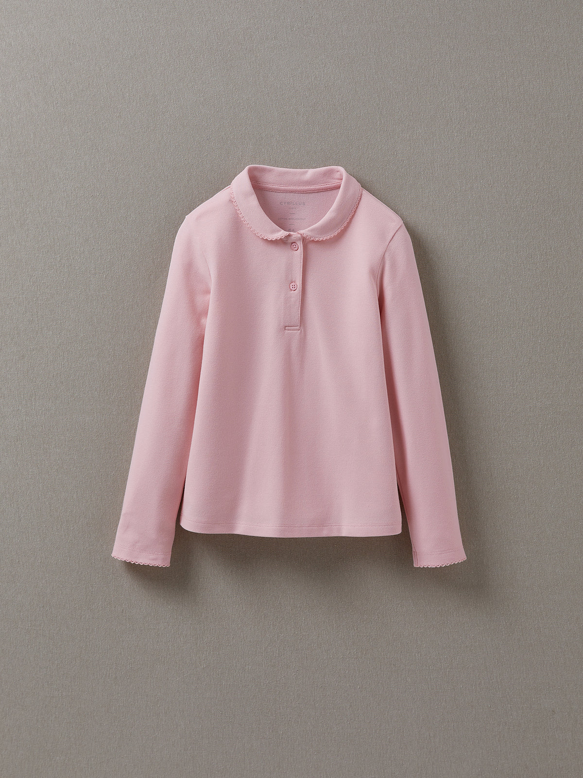 Mädchen-Poloshirt aus Pikeestrick – Bio-Baumwolle
