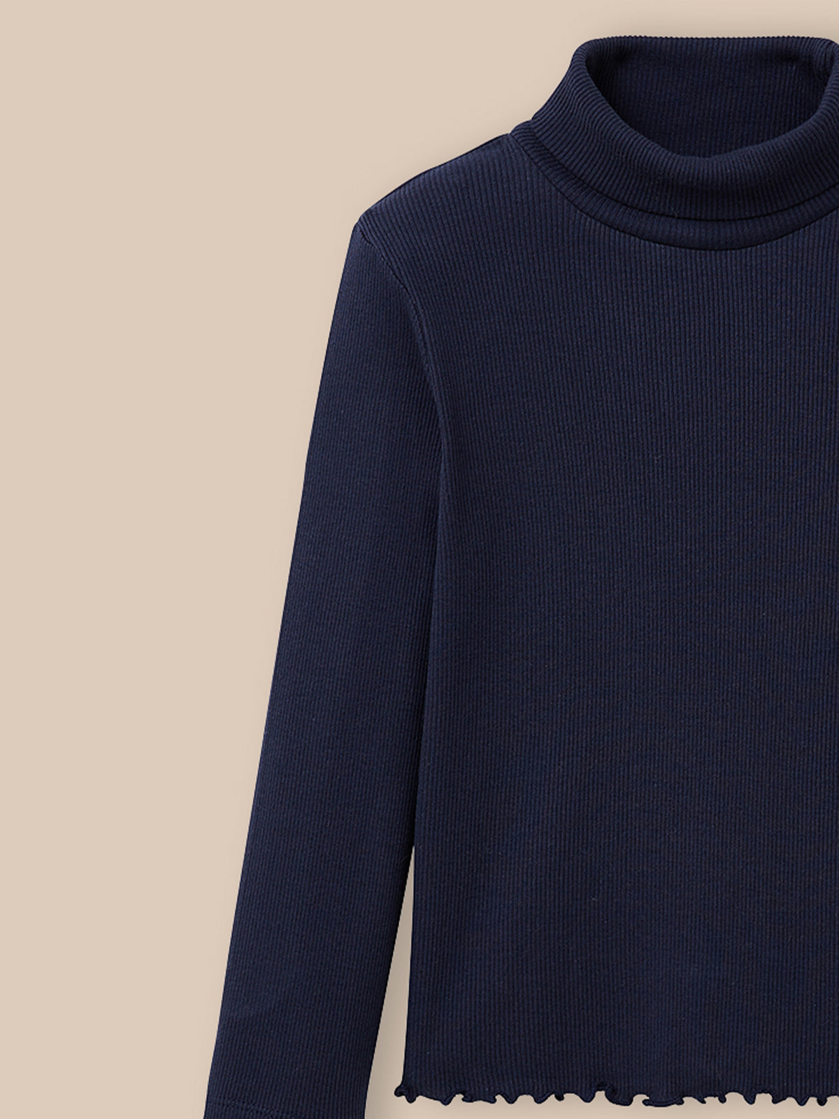 Mädchen-Unterziehpullover – Bio-Baumwolle
