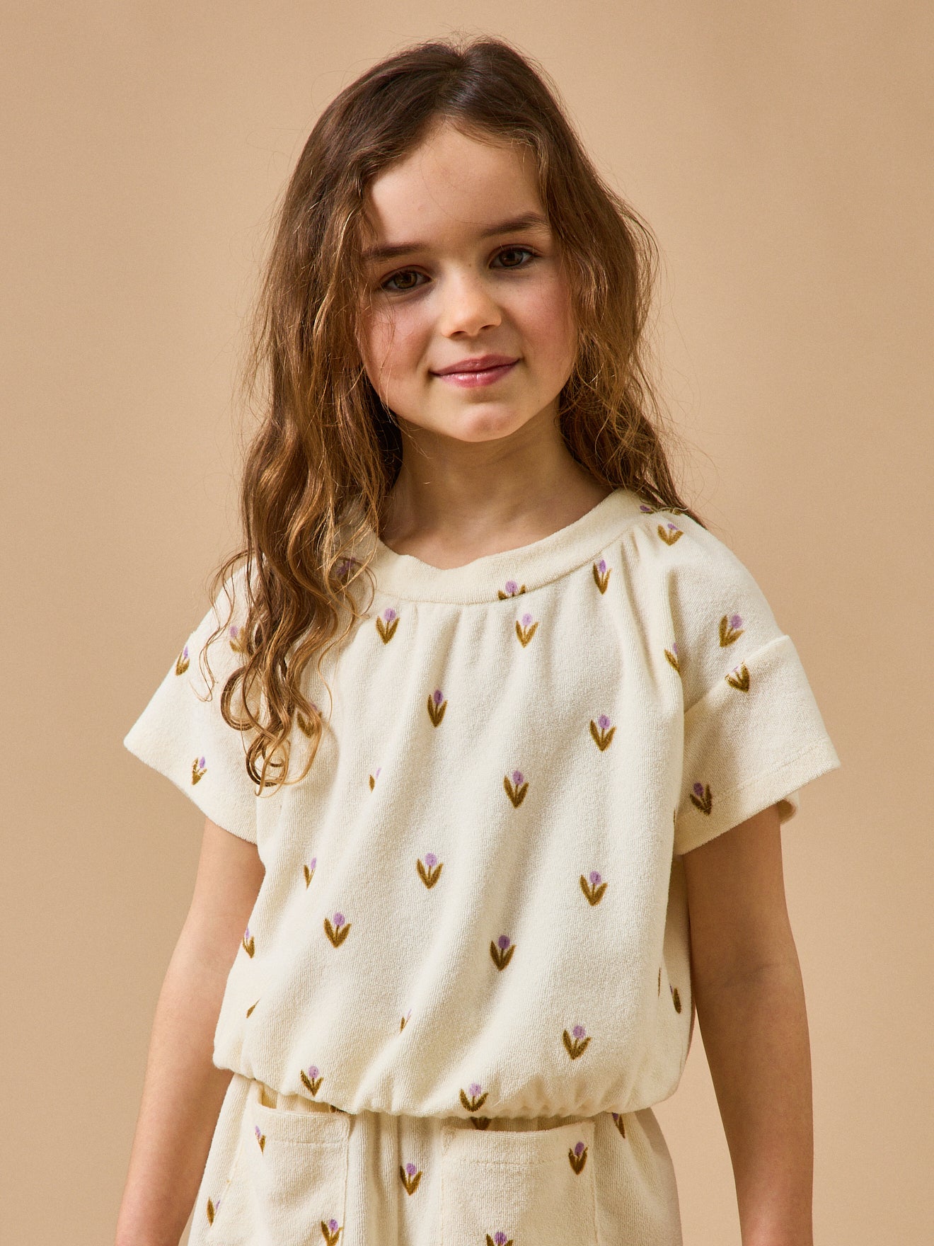 Mädchen T-Shirt aus Frottee – CYRILLUS X EMILE & IDA