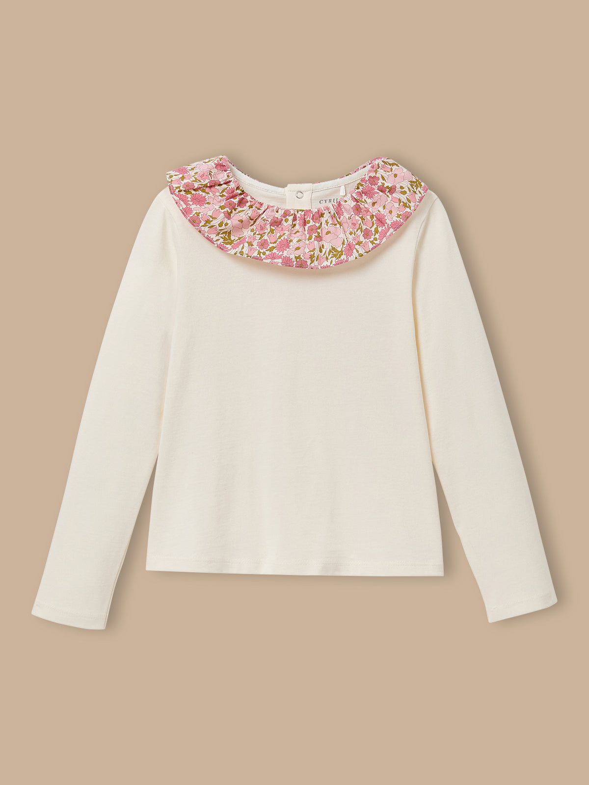 Mädchen-T-Shirt mit Liberty®-Kragen