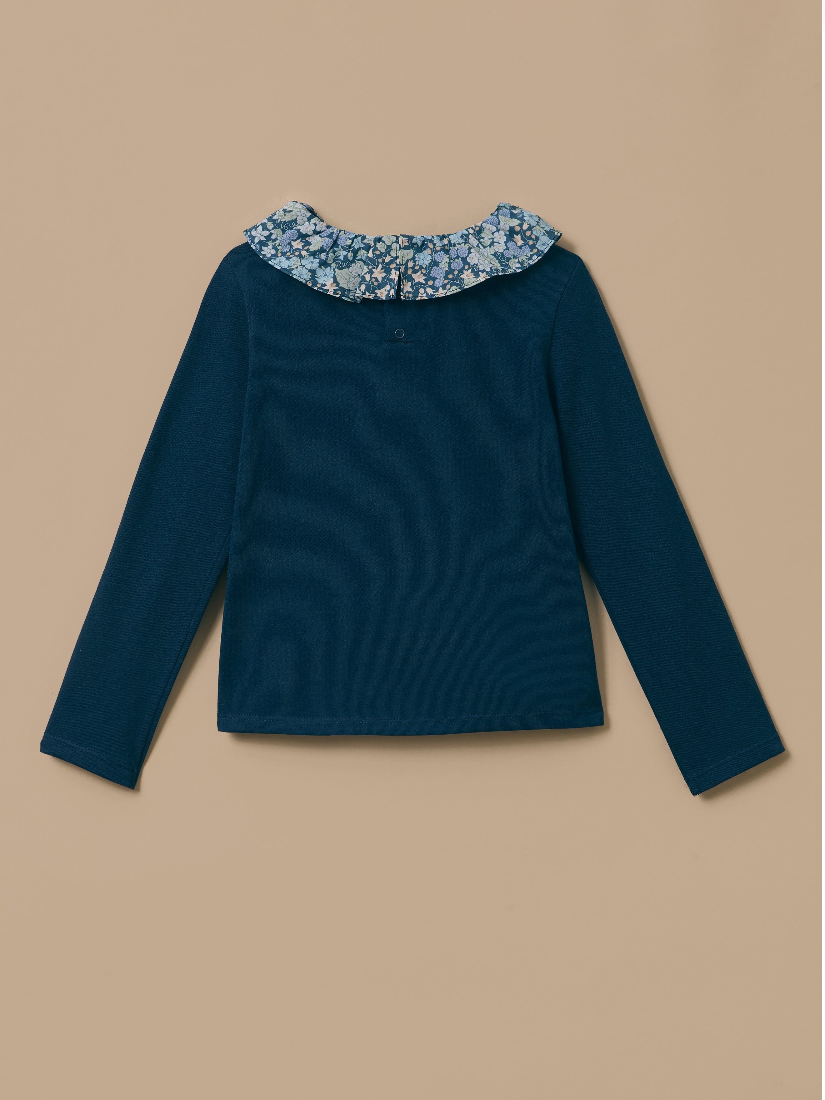 Mädchen-T-Shirt mit Liberty®-Kragen