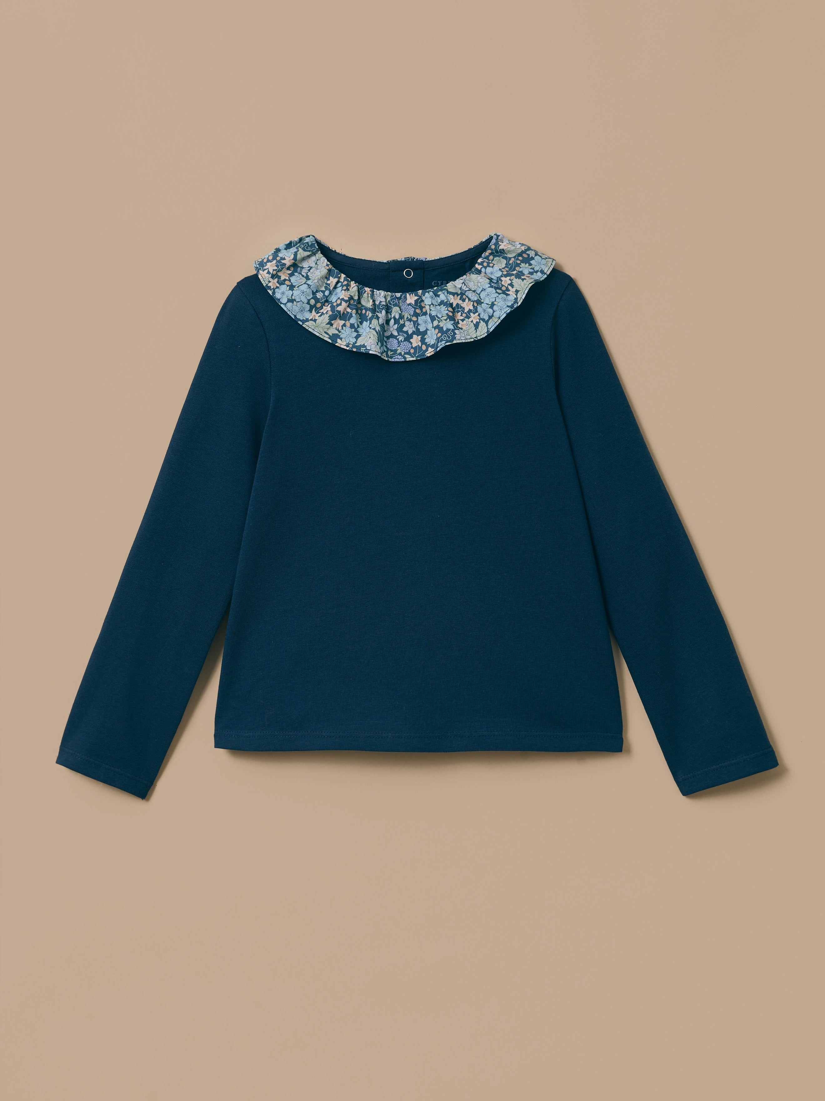 Mädchen-T-Shirt mit Liberty®-Kragen