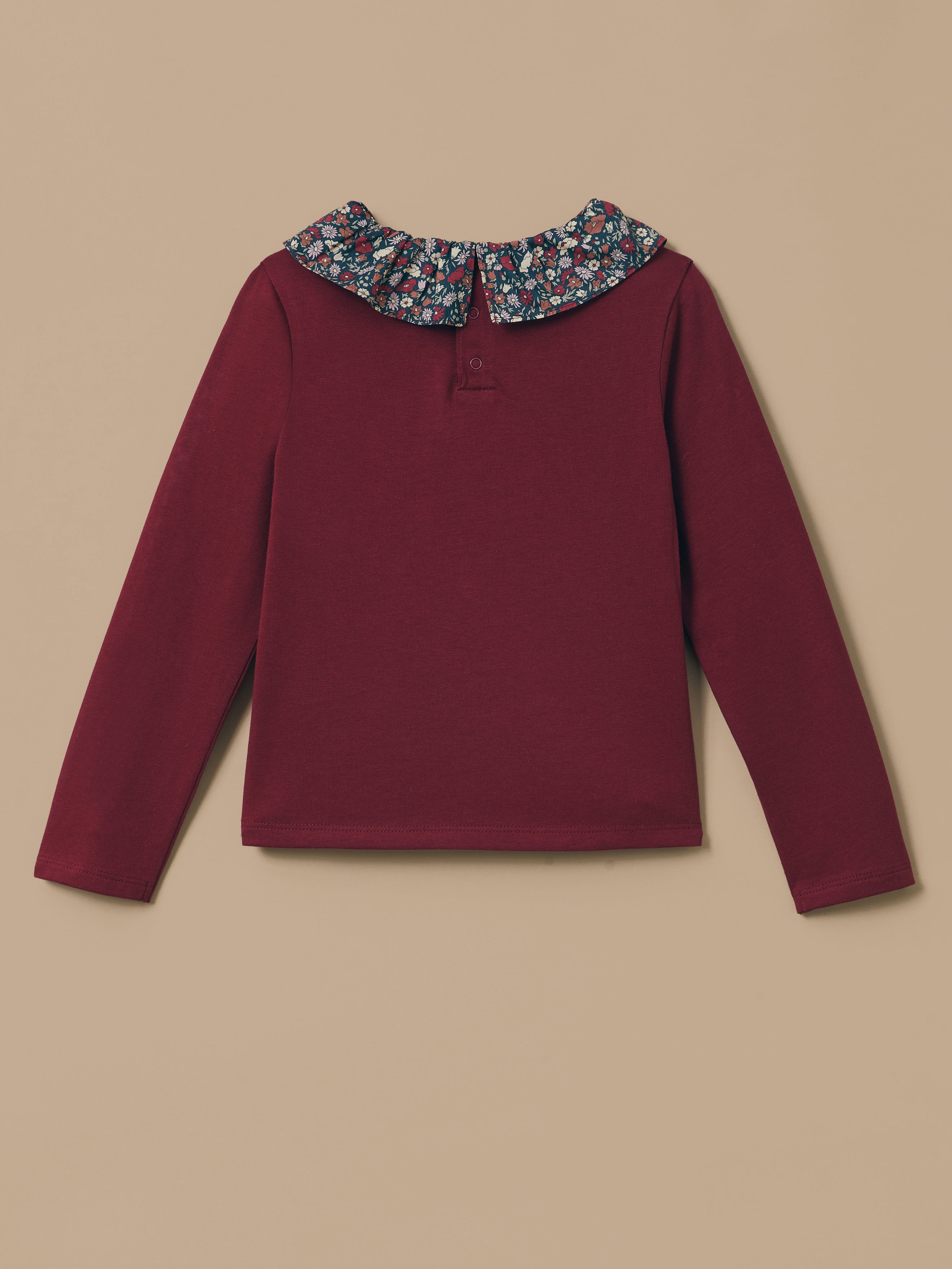 Mädchen-T-Shirt mit Liberty®-Kragen