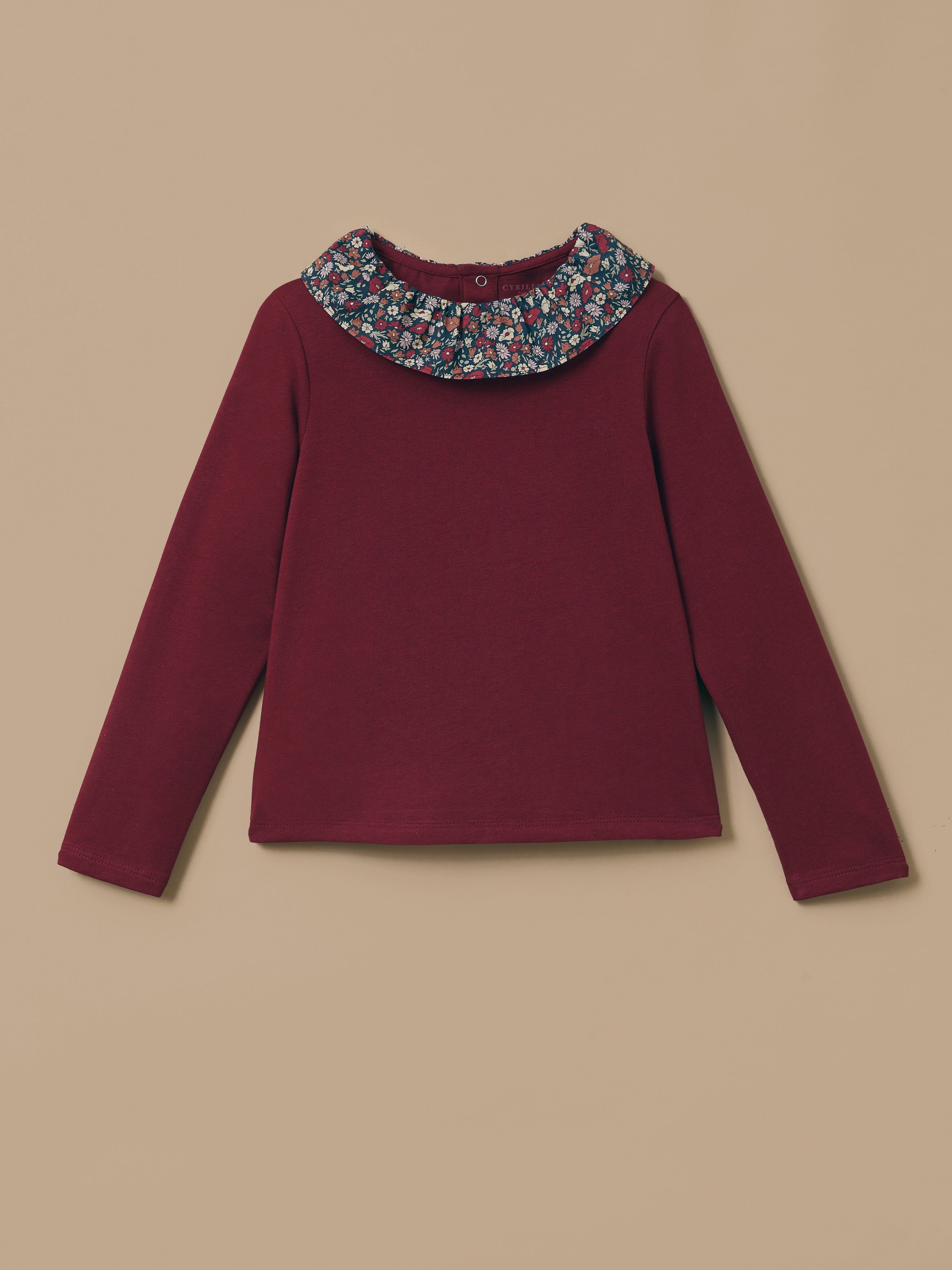 Mädchen-T-Shirt mit Liberty®-Kragen