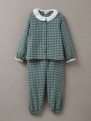 Mädchen-Pyjama aus Baumwoll-Flanell