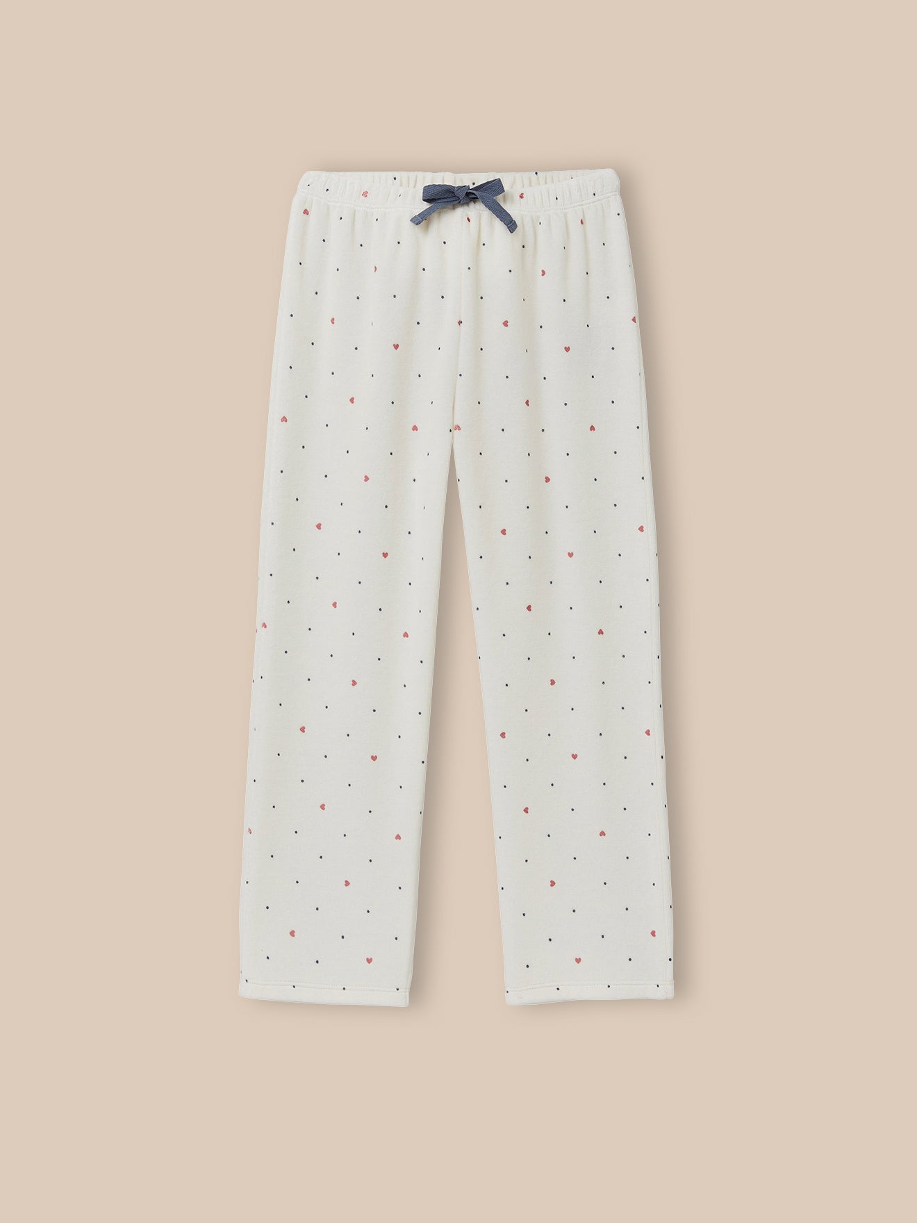Mädchenpyjama, bedruckt, aus Velours