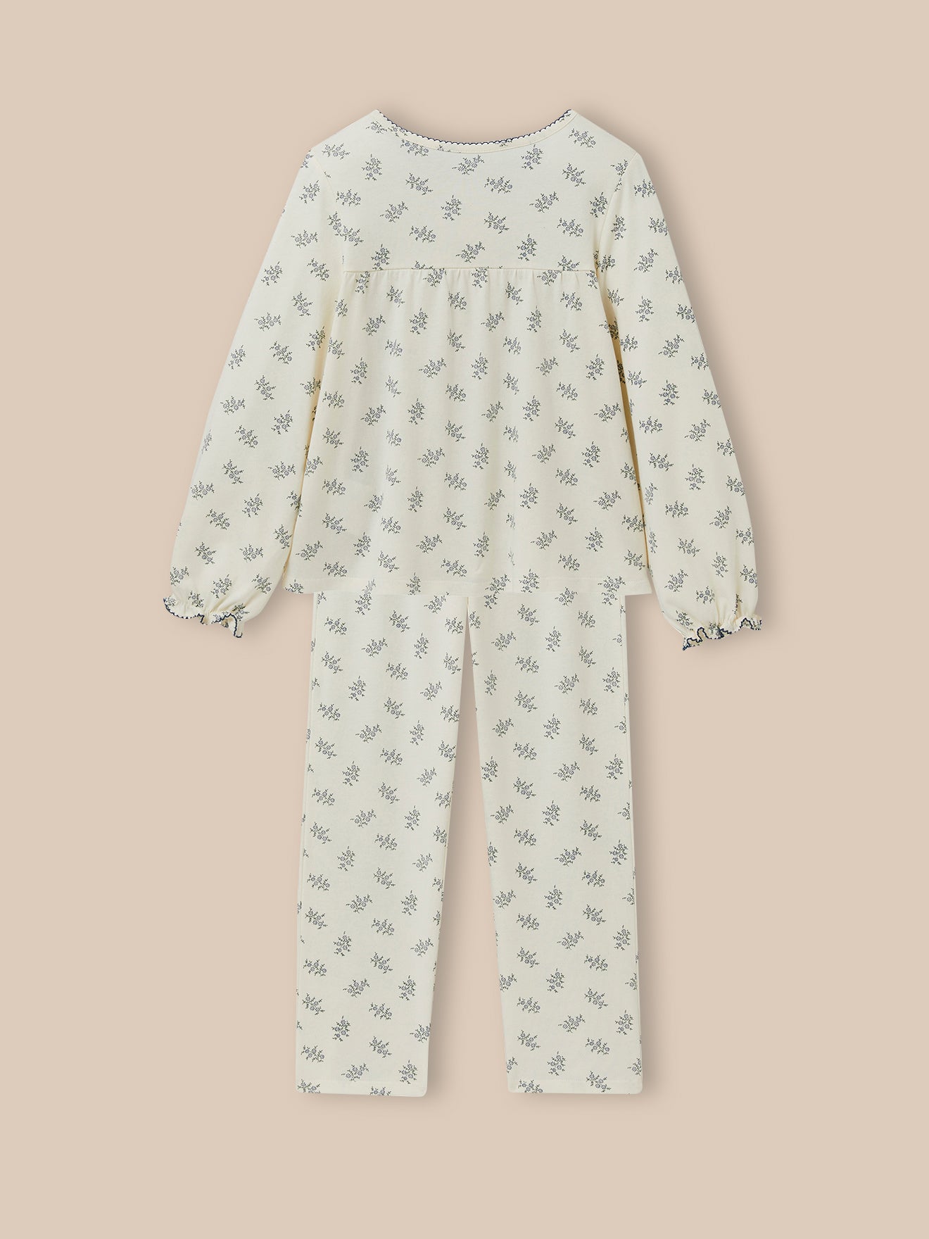 Mädchenpyjama, Dessin « Suzanne », Bio-Baumwolle