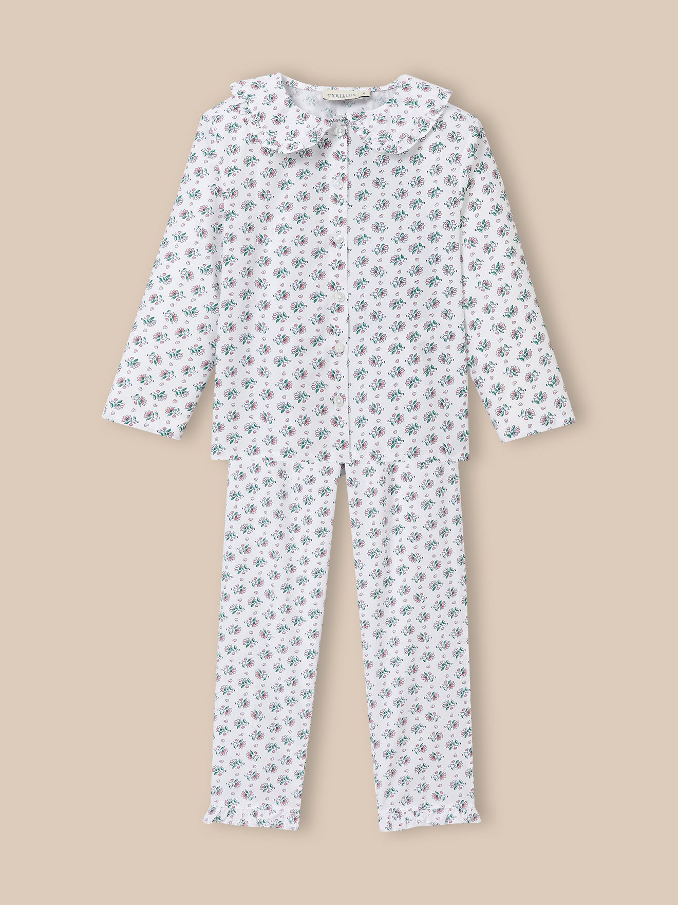Mädchen-Pyjama mit Print