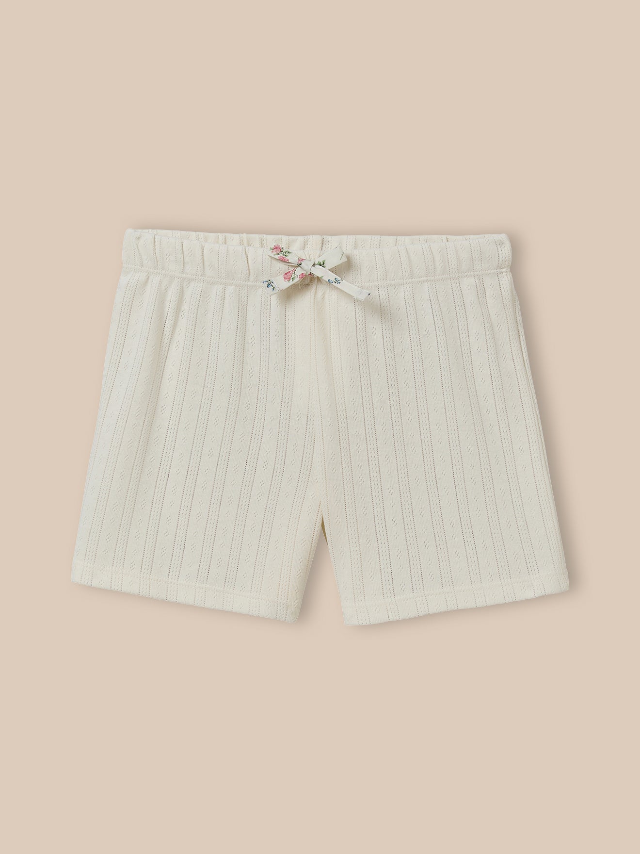 Kurz-Pyjama mit Kragen aus Liberty®-Stoff