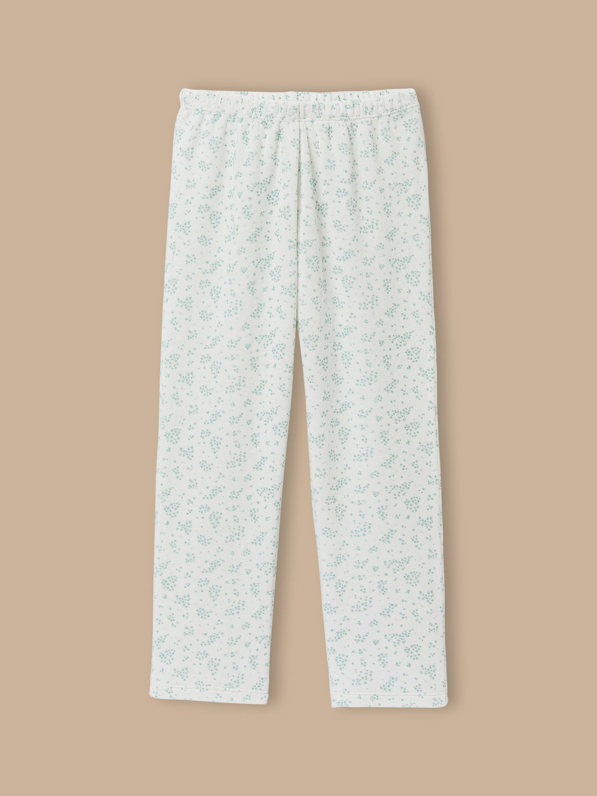 Mädchenpyjama, bedruckt, aus Velours