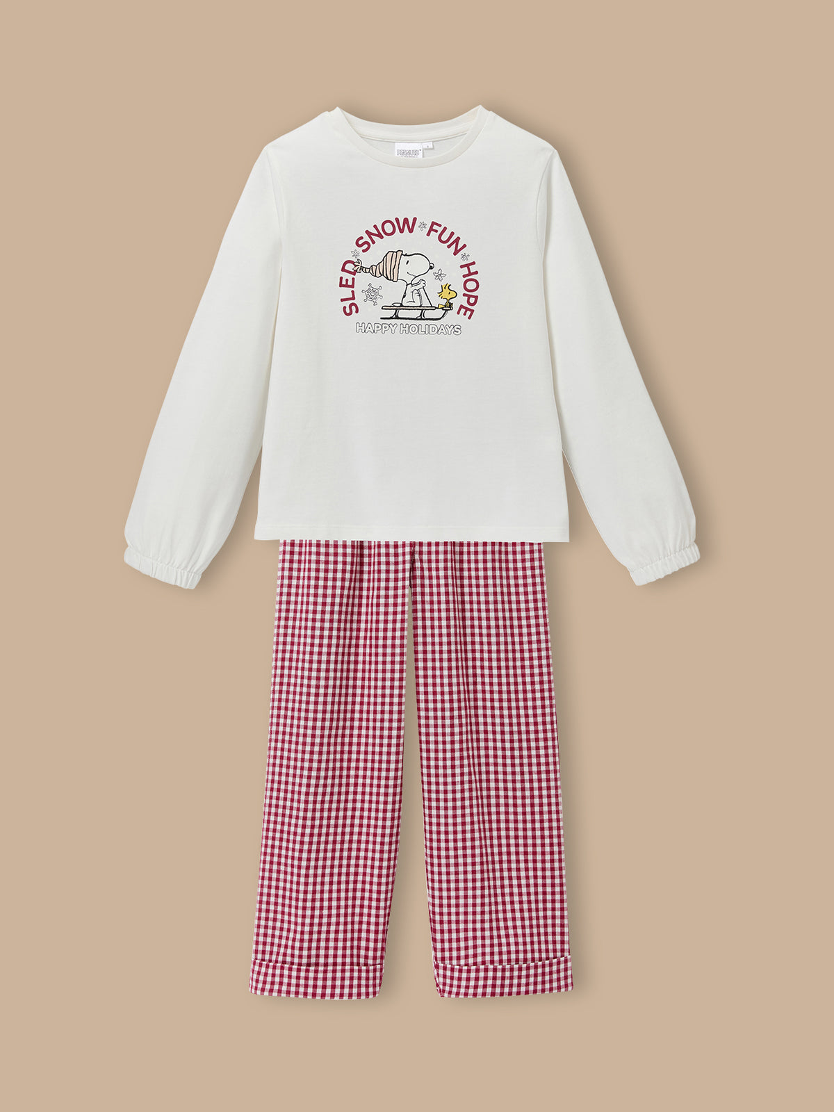 Kinder-Pyjama Cyrillus X PEANUTS™ – Kollektion « Snoopy »