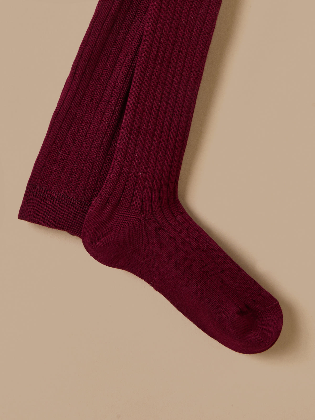 Mädchen-Strumpfhose aus Rippstrick