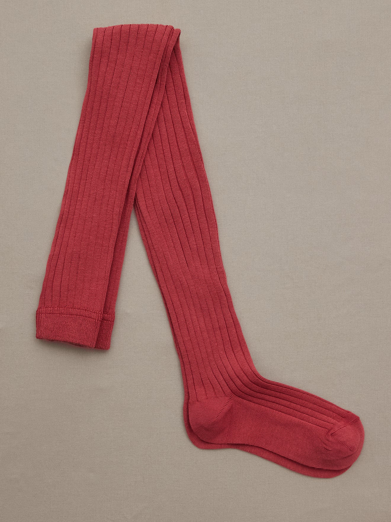 Mädchen-Strumpfhose aus Rippstrick