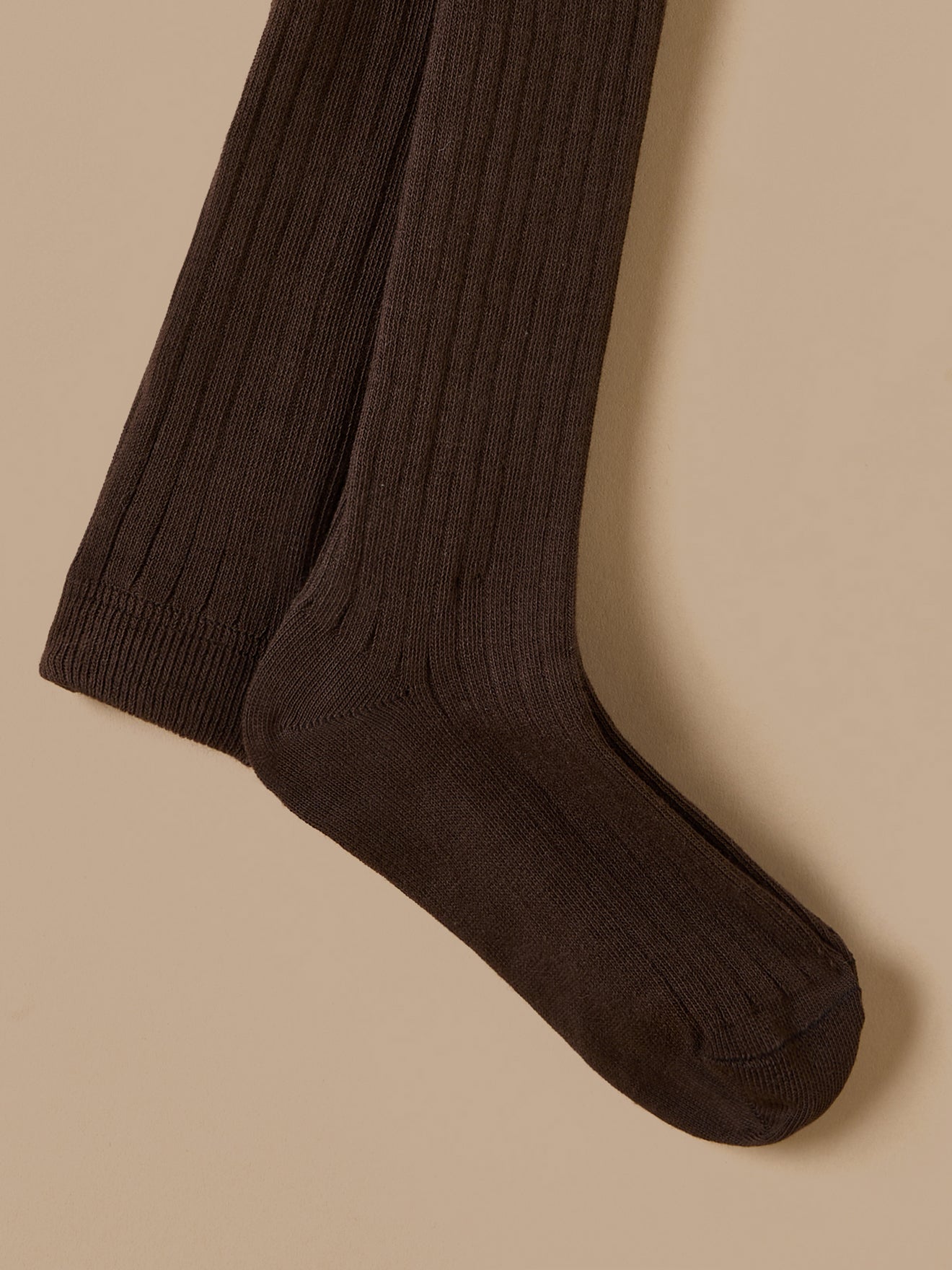 Mädchen-Strumpfhose aus Rippstrick