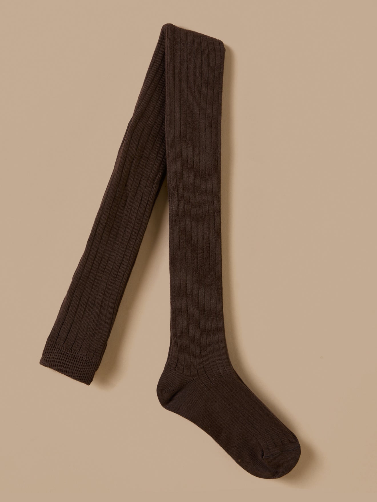 Mädchen-Strumpfhose aus Rippstrick