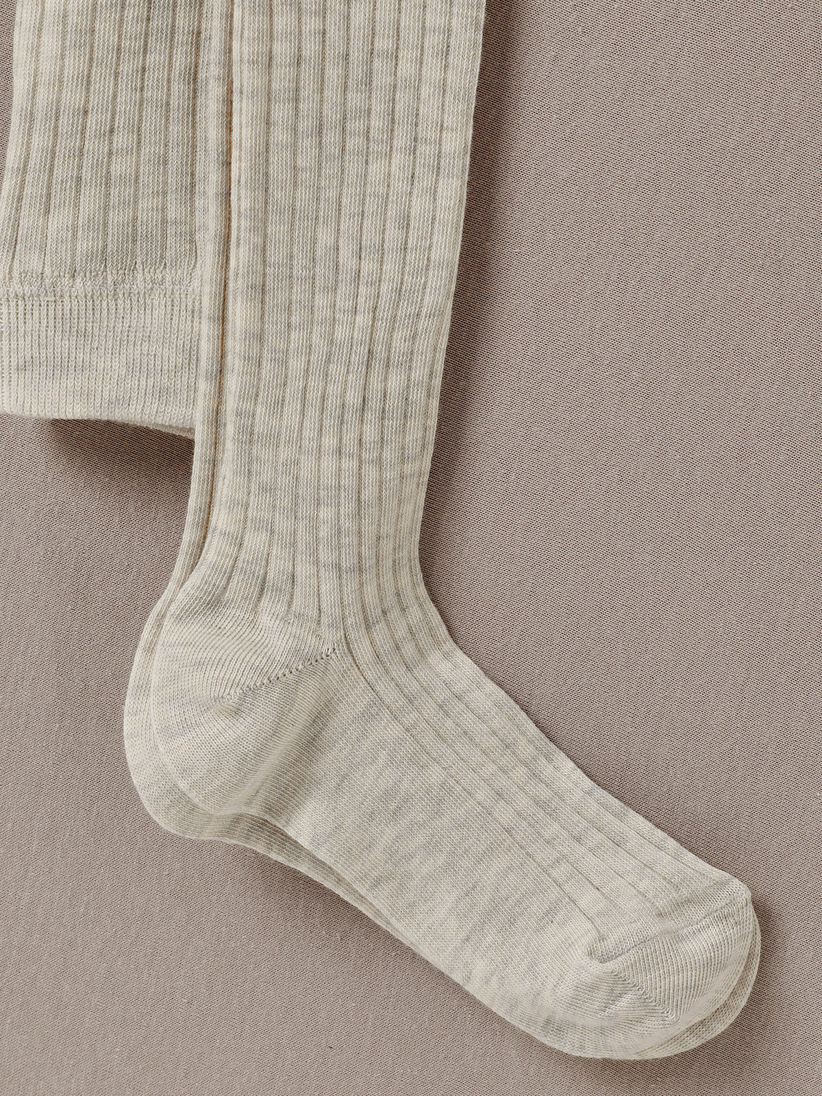 Mädchen-Strumpfhose aus Rippstrick