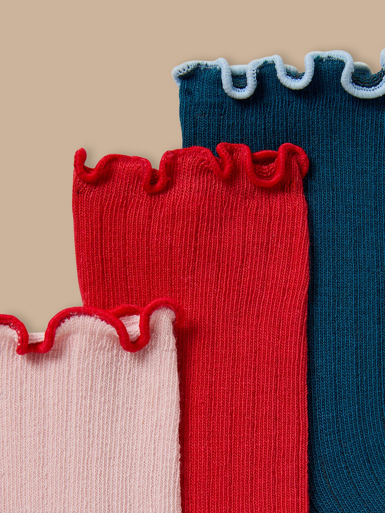 Mädchensocken, 3er-Pack