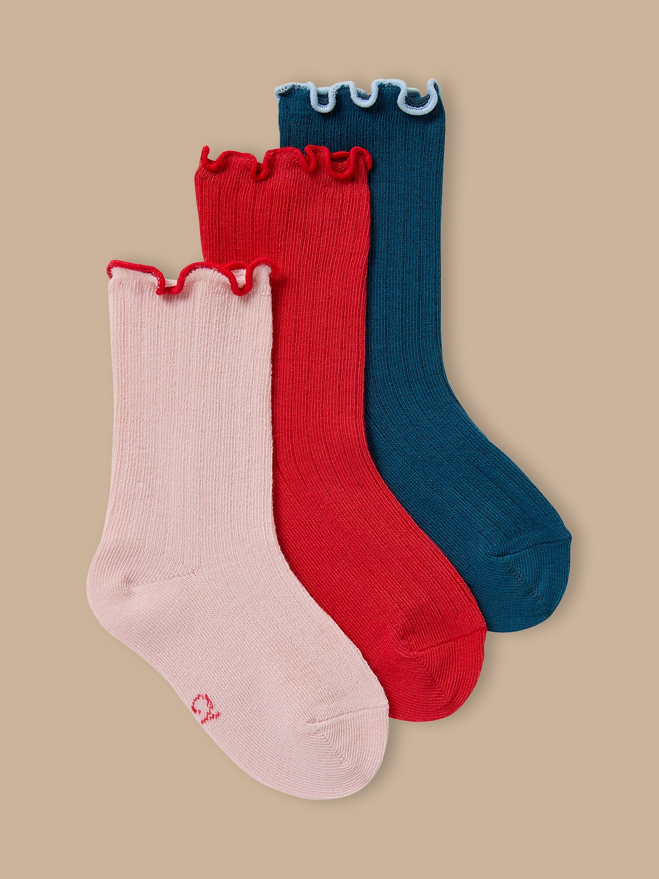 Mädchensocken, 3er-Pack