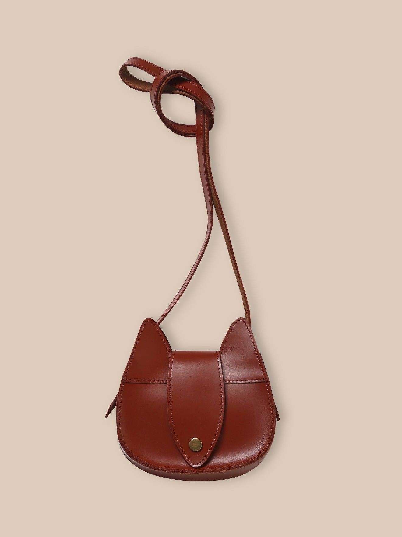 Mädchen-Tasche, Eichhörnchen, Leder