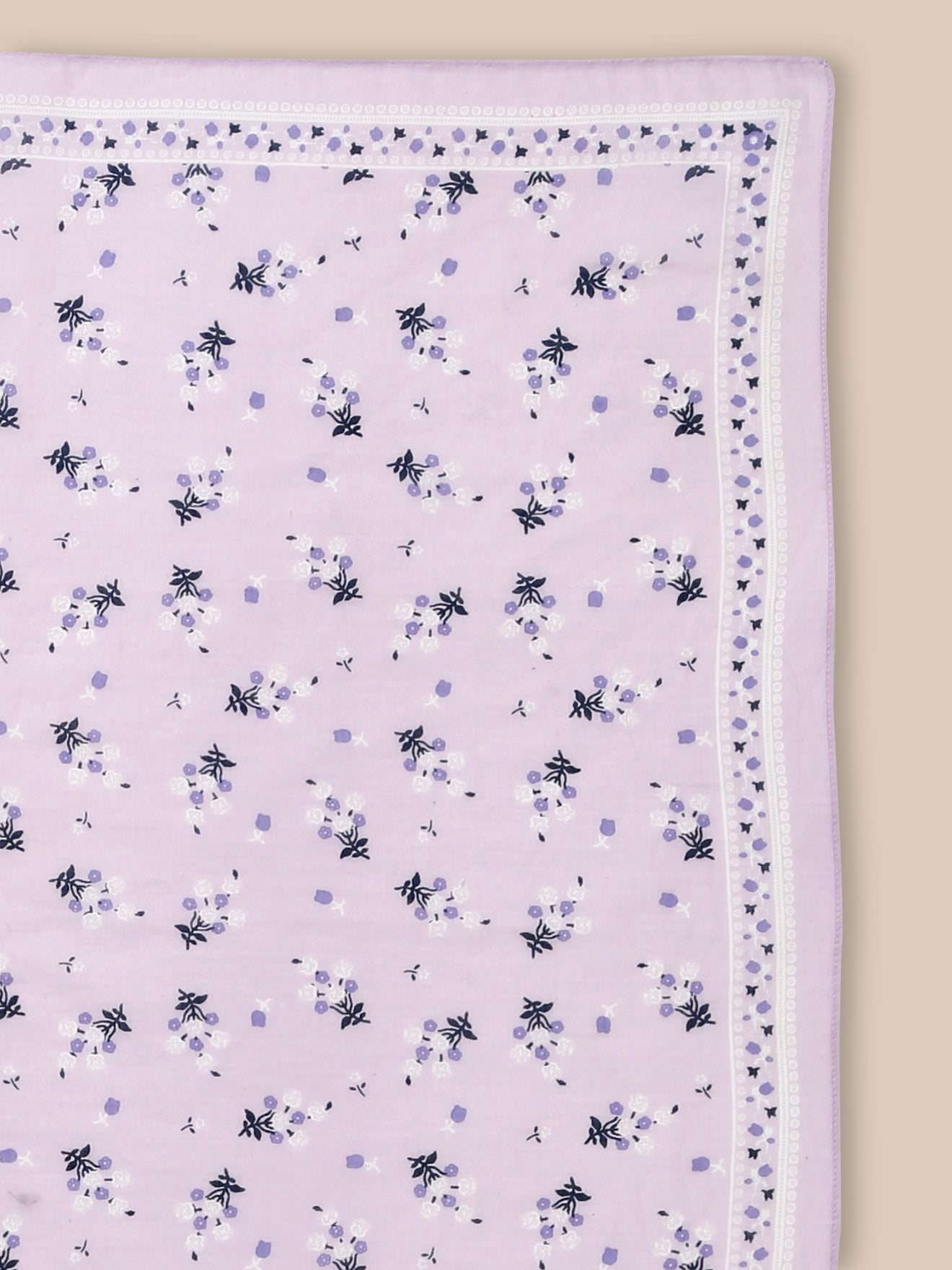Mädchen-Schal mit « Blumenstrauß »-Print