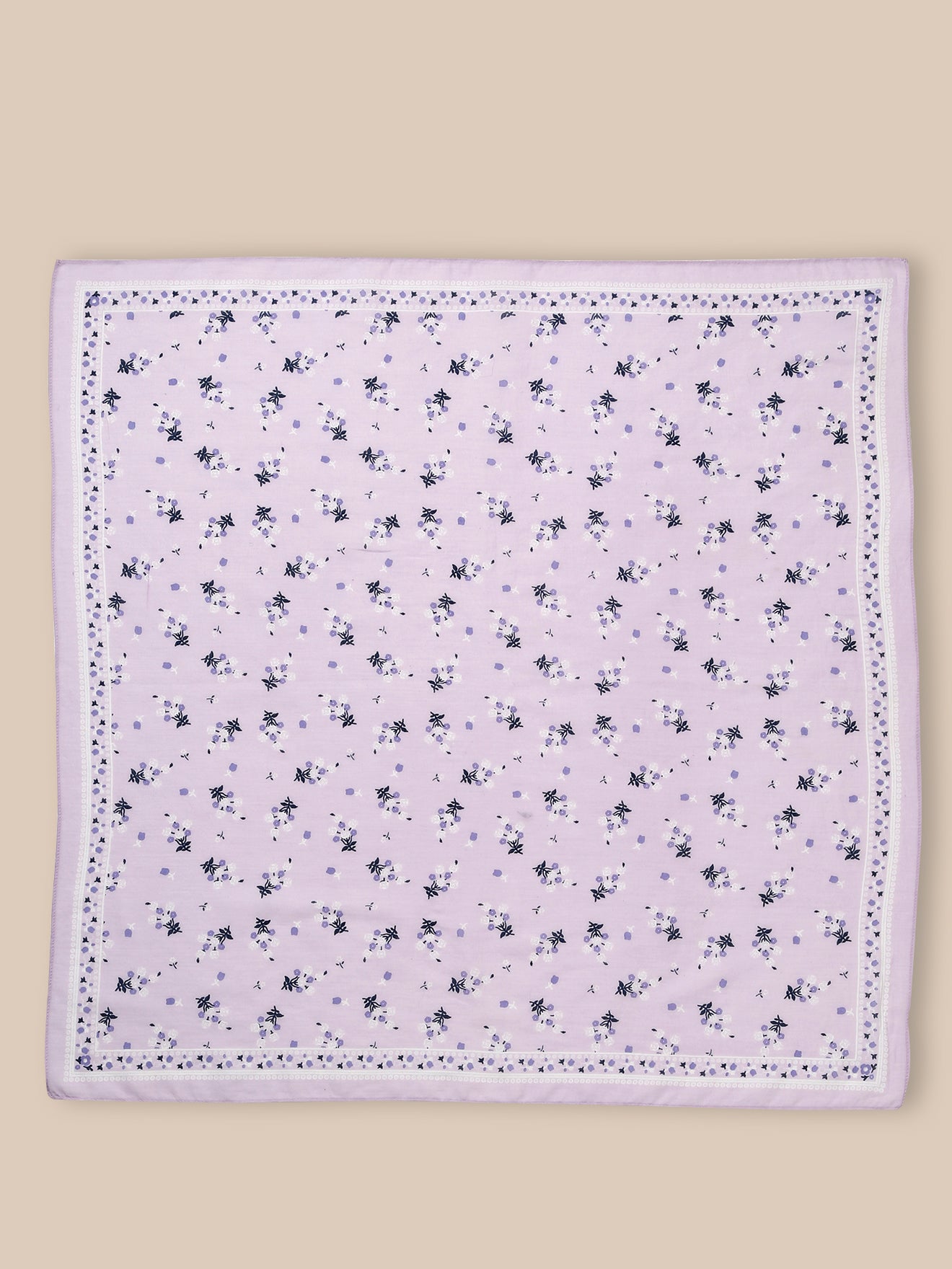 Mädchen-Schal mit « Blumenstrauß »-Print